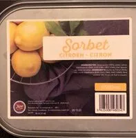 Mängden socker i Sorbet citron