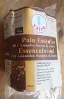 Mängden socker i Pain Essénien
