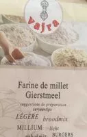 Mängden socker i Farine de millet