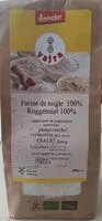 Mängden socker i Farine de seigle 100%