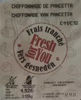 Mängden socker i Chiffonnade de pancetta