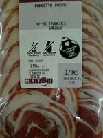 Mängden socker i Pancetta magra