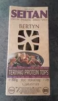 Mängden socker i Seitan d'épautre - Teriyaki protein tops