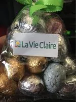 Mängden socker i Oeufs bio coeurs fourrés aux 3 chocolats