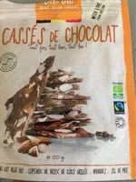 Mängden socker i Cassés de chocolat