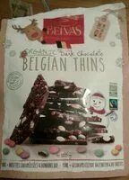 Mängden socker i Belgian Thins Dark chocolate