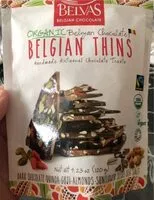 Mängden socker i Belgian thins