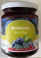Mängden socker i Confiture myrtille