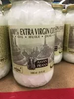 Mängden socker i Aman Prana Kokosnootolie Extra Virgin