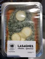 Mängden socker i Lasagnes Chèvre Epinard