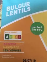 Mängden socker i Bulgur lentilles