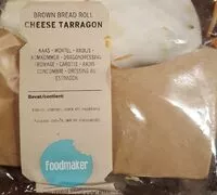 Mängden socker i Brown bread roll Cheese Tarragon