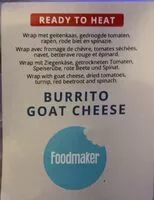 Mängden socker i Burrito goat cheese