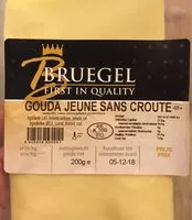 Mängden socker i Gouda Jeune sans croute