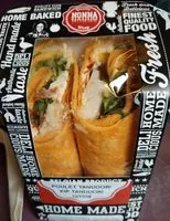 Mängden socker i Wraps Poulet Tandoori