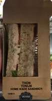 Mängden socker i Home made sandwich Thon