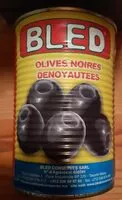 Mängden socker i Olives noires dénoyautées