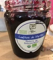 Mängden socker i Confiture de myrtilles