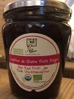 Mängden socker i Confiture de Quatre Fruits Rouges