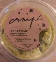 Mängden socker i Canapé houmous béarnaise