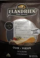 Mängden socker i Flandrien kaas fromage oud - vieux