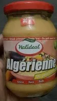 Mängden socker i Sauce Algerienne