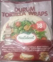 Mängden socker i Durum tortilla wraps