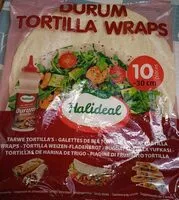Mängden socker i Durum tortilla wraps