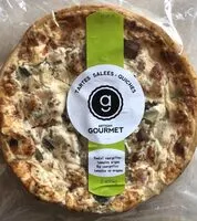 Mängden socker i Quiche poulet, courgettes, tomates, origan