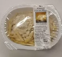 Mängden socker i penne 4 fromages