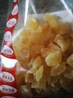 Mängden socker i Ananas séchés