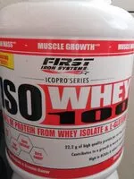 Mängden socker i Iso whey 100