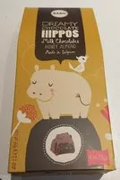 Mängden socker i Hippos - Milk Chocolates Honey Almond