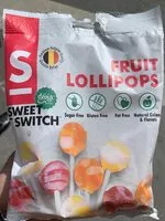 Mängden socker i Fruit lollipops