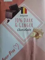 Mängden socker i Dark & ginger chocolate