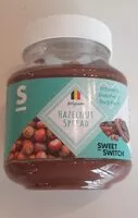 Mängden socker i Sweet switch hazelnut spread