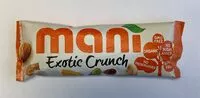 Mängden socker i Exotic Crunch 45GR Bio - MANI