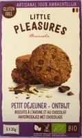 Mängden socker i Petit déjeuner - ONTBIJT biscuit à l'avoine et au chocolat