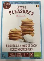 Mängden socker i Biscuits à la noix de coco