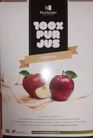 Mängden socker i 100% jus pur pomme