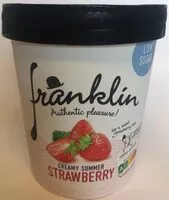 Mängden socker i Glace Franklin creamy summer strawberry