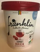 Mängden socker i Sorbet bière Kriek