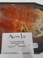 Mängden socker i Roulade Aubergines