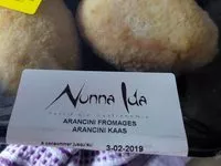 Mängden socker i Arancini fromages