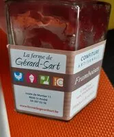 Mängden socker i Confiture artisanale framboises