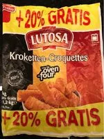 Mängden socker i Lutosa - Croquettes Au Four