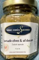 Mängden socker i Tapenade olives & ail des ours