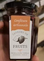 Mängden socker i Confiture artisanale Pêche de Vigne + Vanille