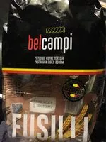 Mängden socker i Fusilli