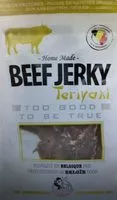 Mängden socker i Beef Jerky Teriyaki